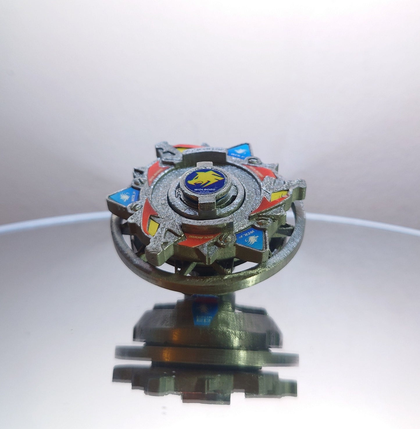 Beyblade FULL METAL Wolborg (6) MF - Custom (3D printed)