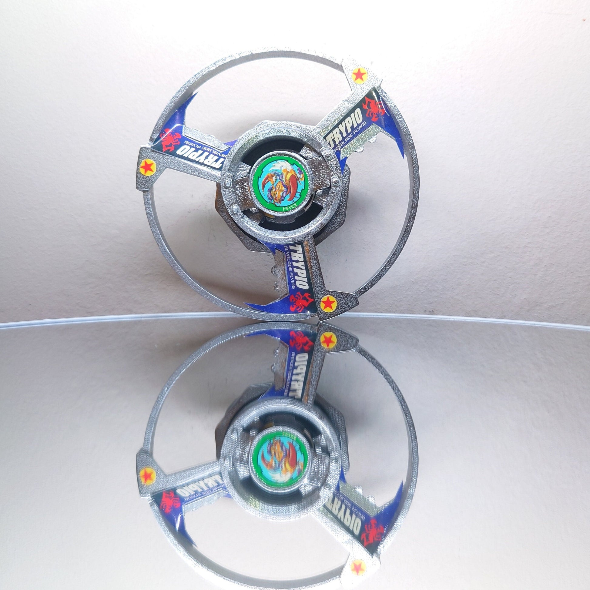 FULL METAL Beyblade Trypio (Stainless steel)