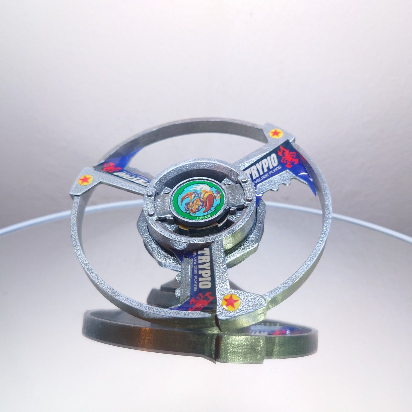 FULL METAL Beyblade Trypio (Stainless steel)