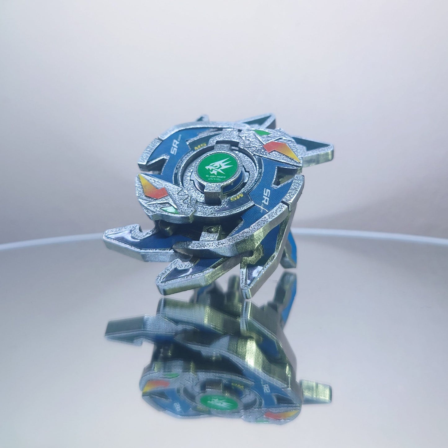 FULL METAL Beyblade Slash Liger MS (Stainless Steel)