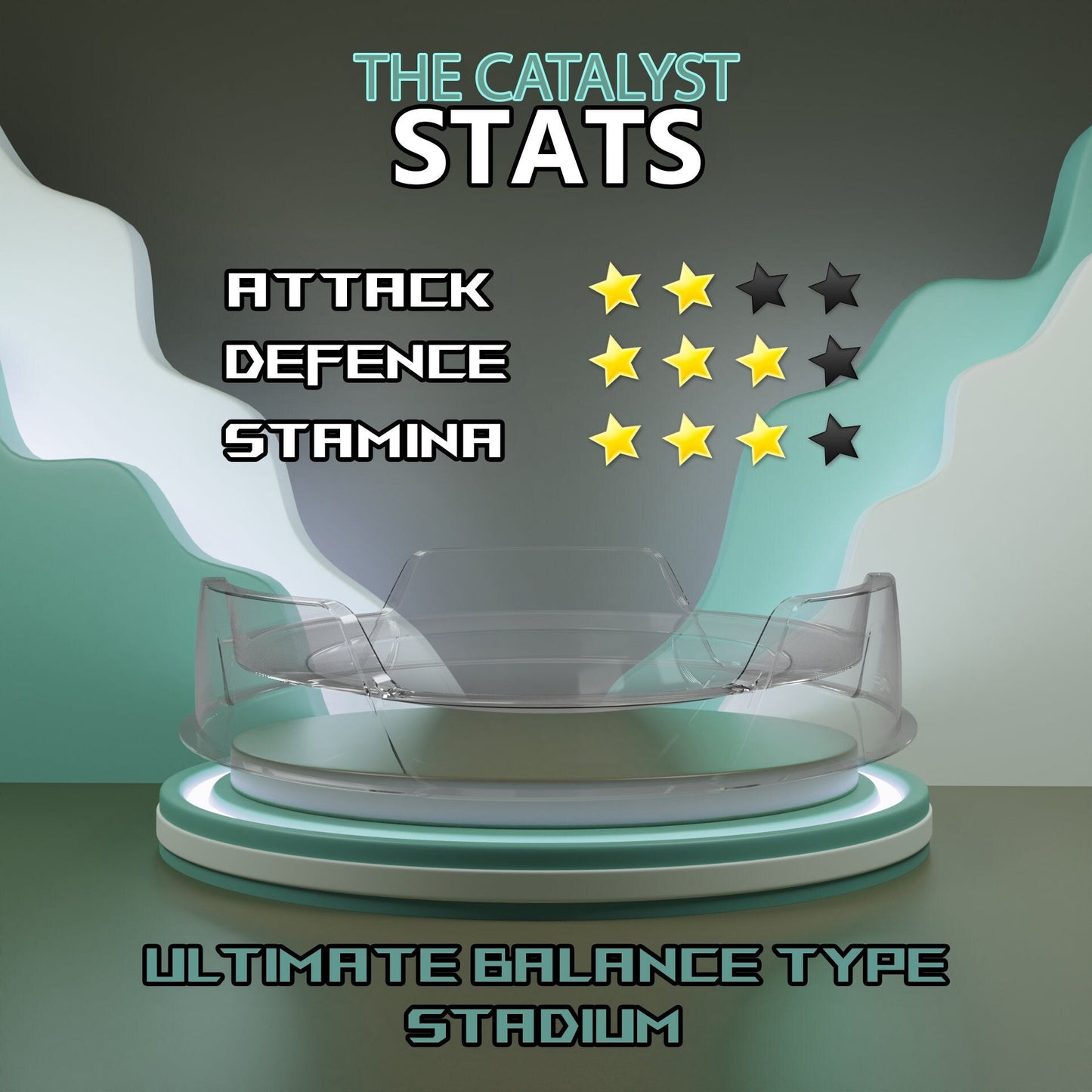 THE CATALYST - Ultimate Balance Type Beyblade Stadium (Custom)