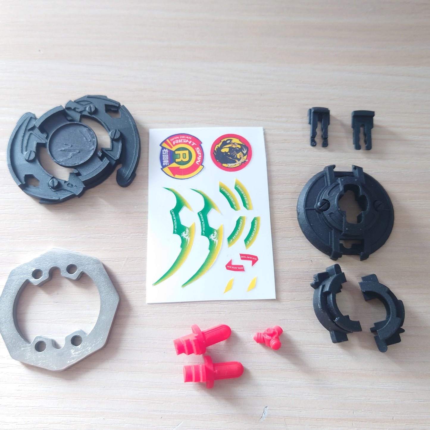 Beyblade Black Dranzer F (Custom)