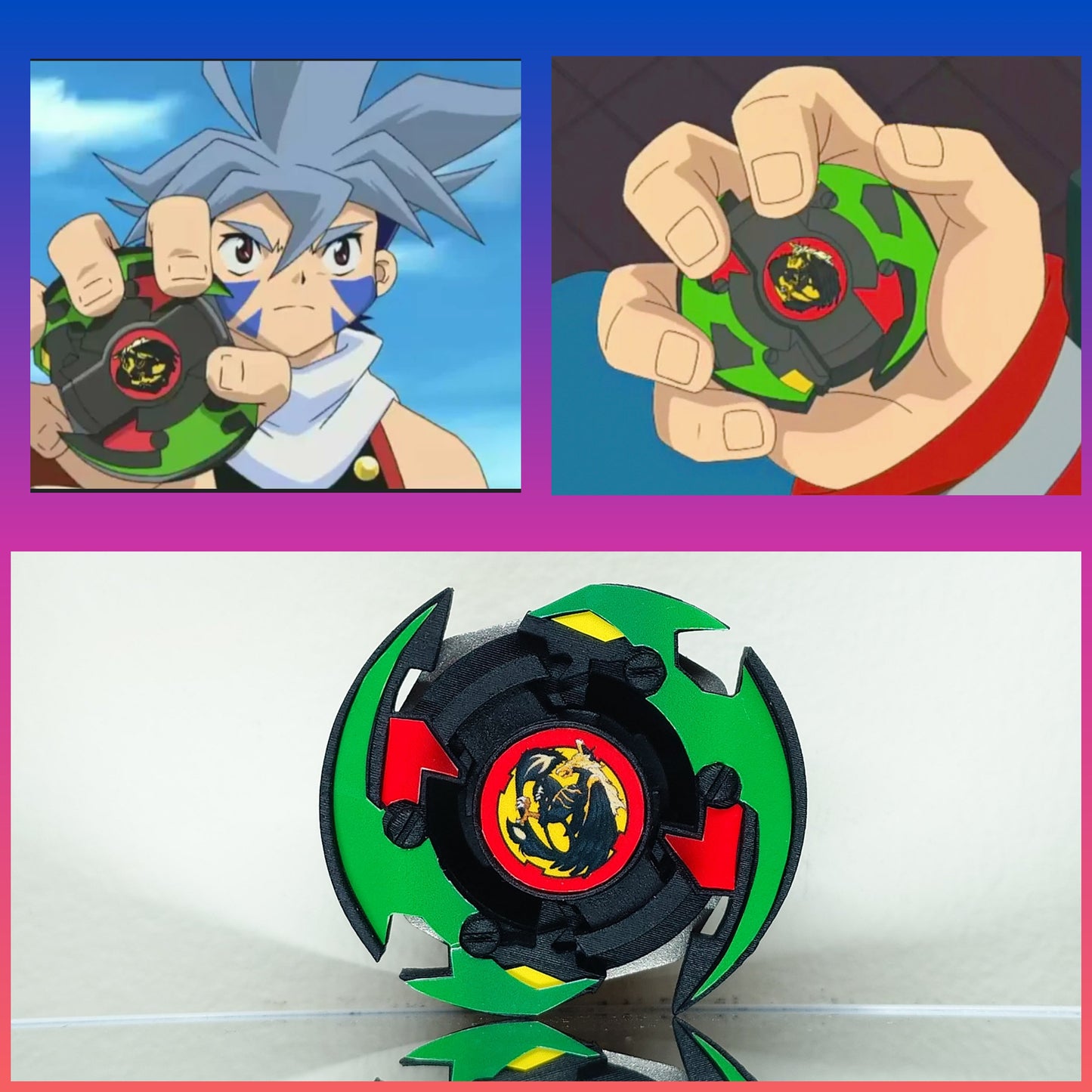 Beyblade Black Dranzer - Anime Version (Custom)