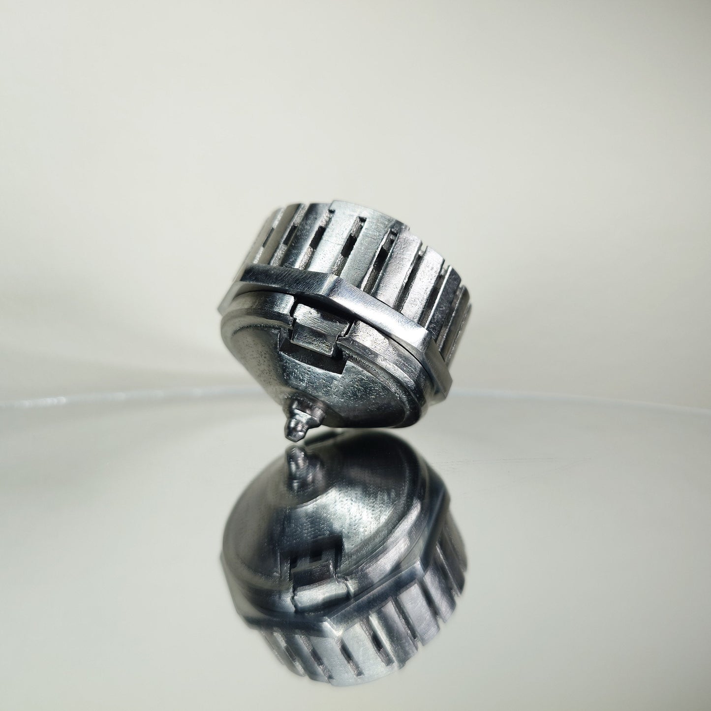 FULL METAL Beyblade Tryhorn (Stainless steel)