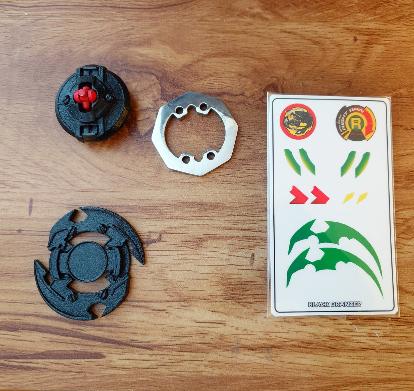 FULL METAL Beyblade Black Dranzer - Anime Version (Custom)