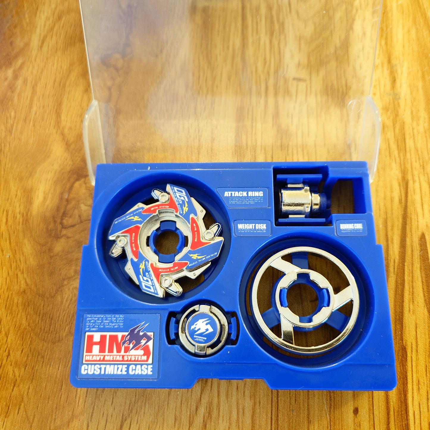 Full Metal Beyblade Dragoon MS - HMS Repro (Zinc-Nickel plated)