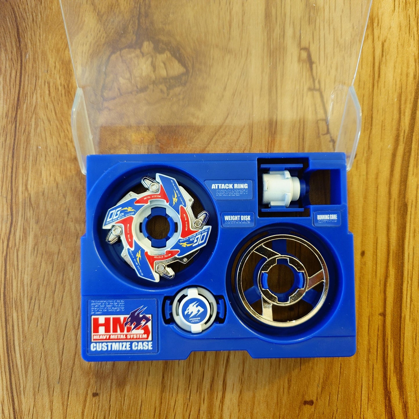 Full Metal Beyblade Dragoon MS - HMS Repro (Zinc-Nickel plated)