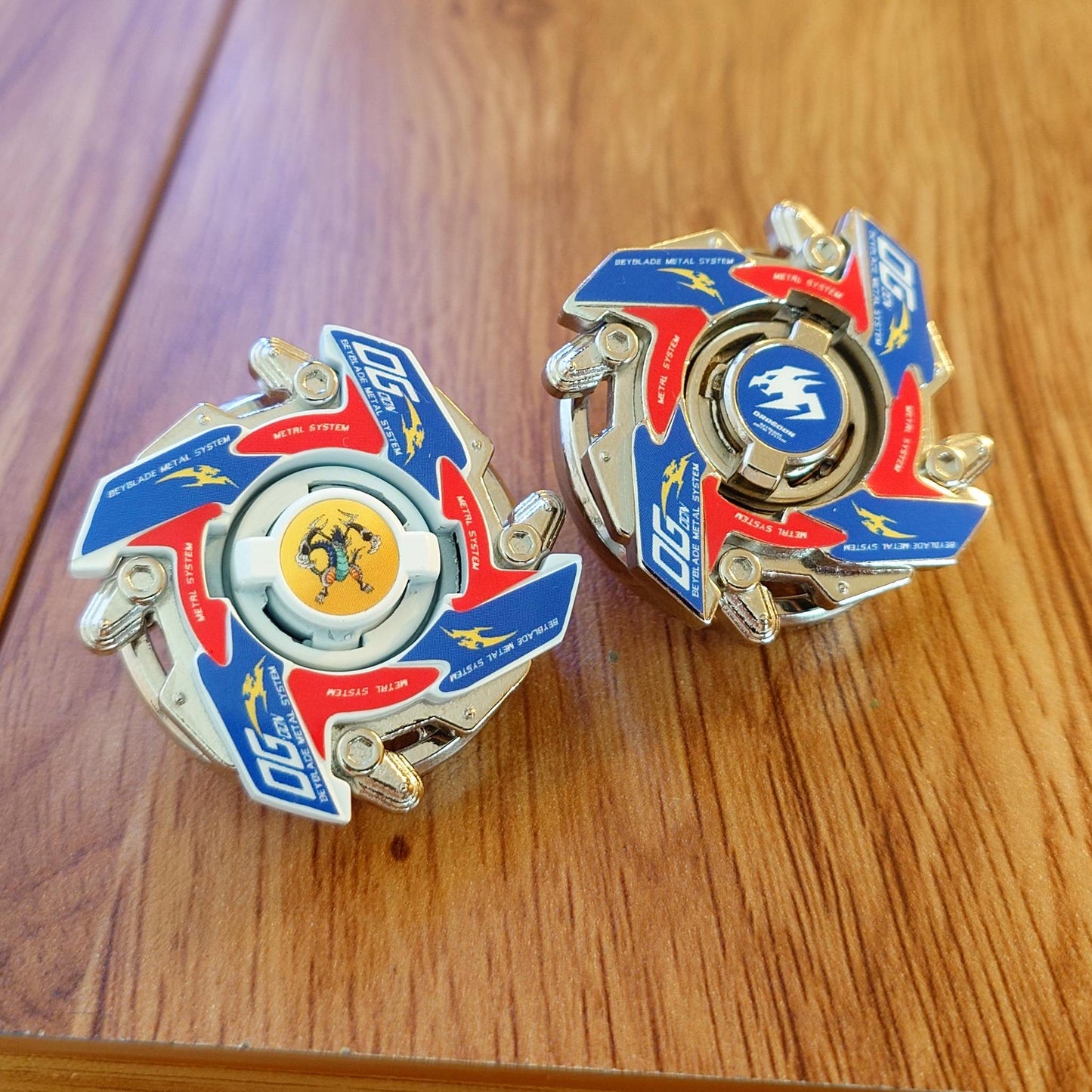 Full Metal Beyblade Dragoon MS - HMS Repro (Zinc-Nickel plated)