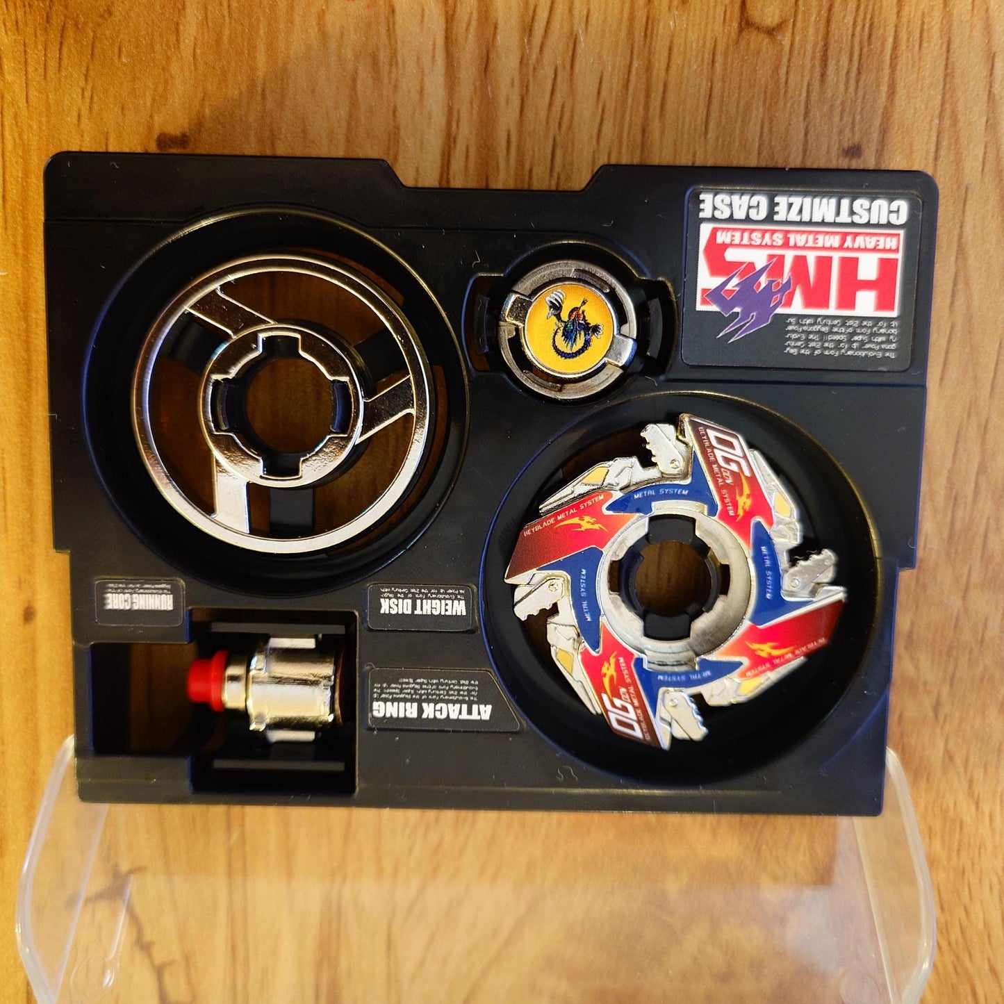 Full Metal Beyblade Dragoon MSUV - HMS Repro (Zinc+Nickel plated)