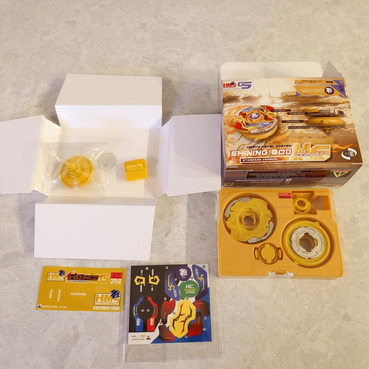 Beyblade Shining God MS - HMS Repro (Standard version)