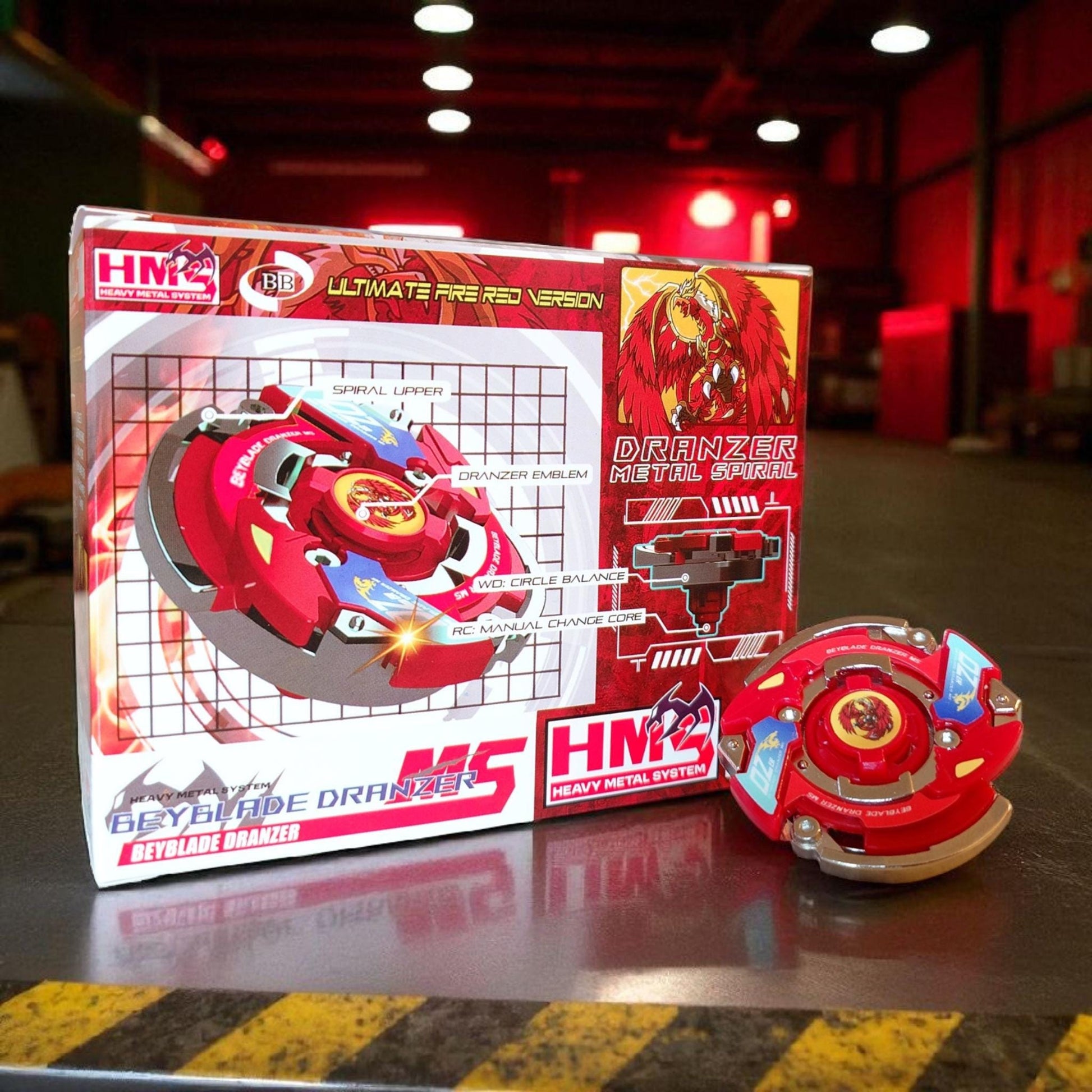 Beyblade Dranzer MS (Ult Fire Red ver.) Limited - HMS Repro (Standard version)