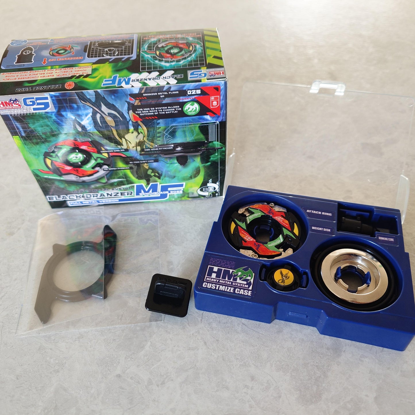 Beyblade Black Dranzer MF - HMS Repro (Standard version)
