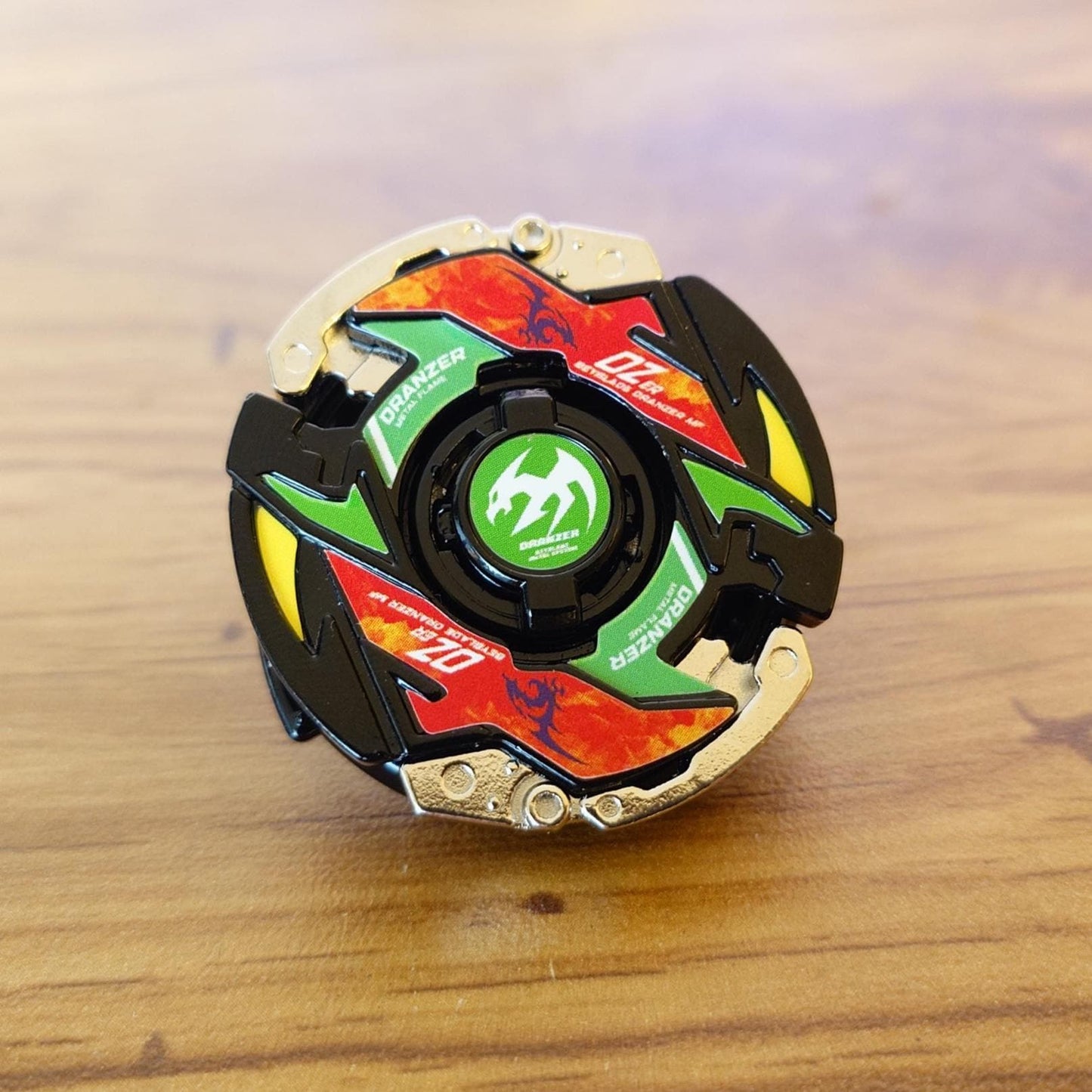 Full Metal Beyblade Dranzer MF - HMS Repro (Zinc+Nickel plated)
