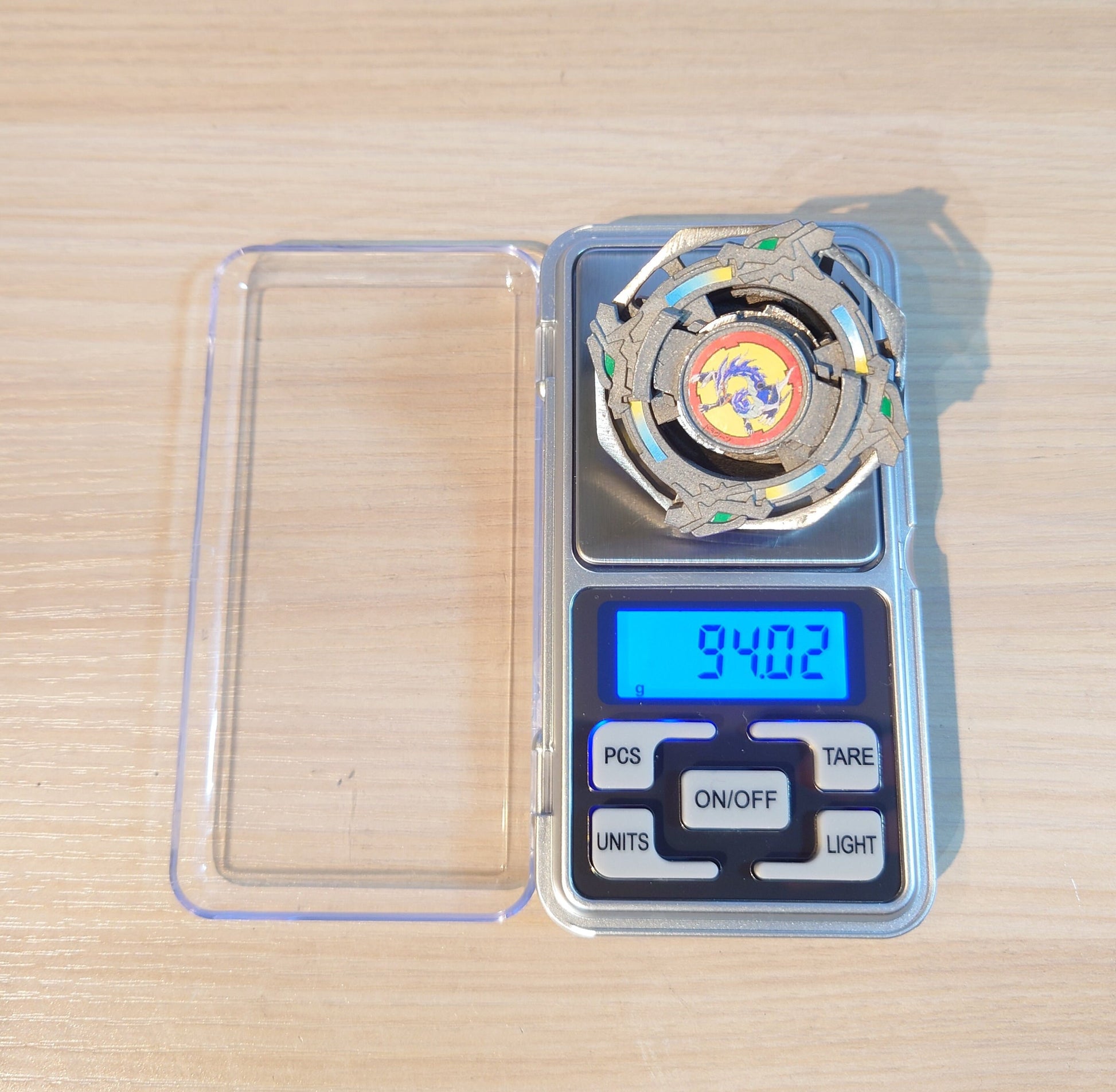 FULL METAL Beyblade Dragoon Grip Attacker (Stainless steel)