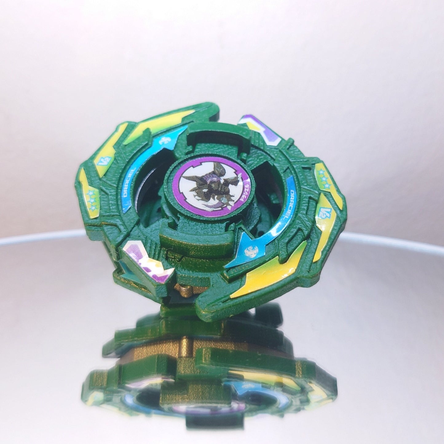 FULL METAL Beyblade Draciel V2 (Stainless steel)