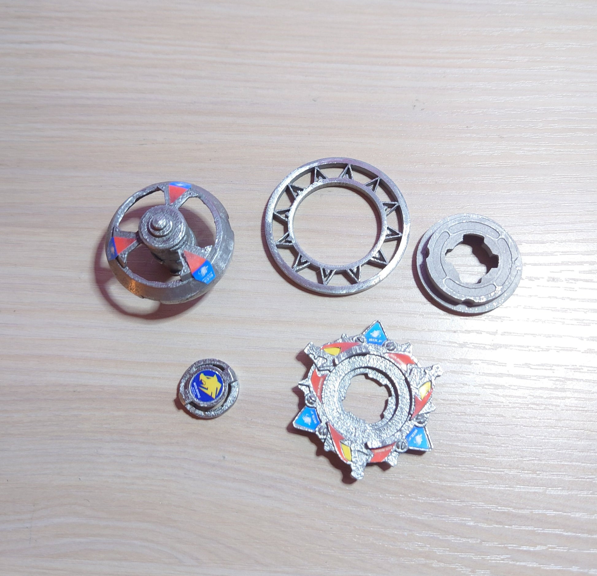 Beyblade FULL METAL Wolborg (6) MF - Custom (3D printed)