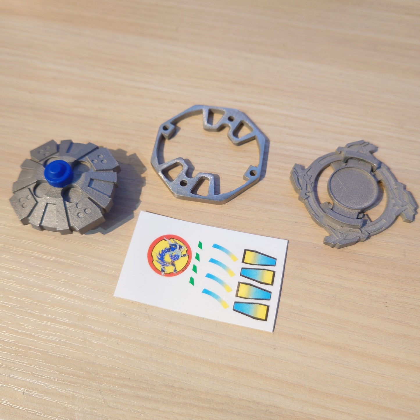 FULL METAL Beyblade Dragoon Grip Attacker (Stainless steel)