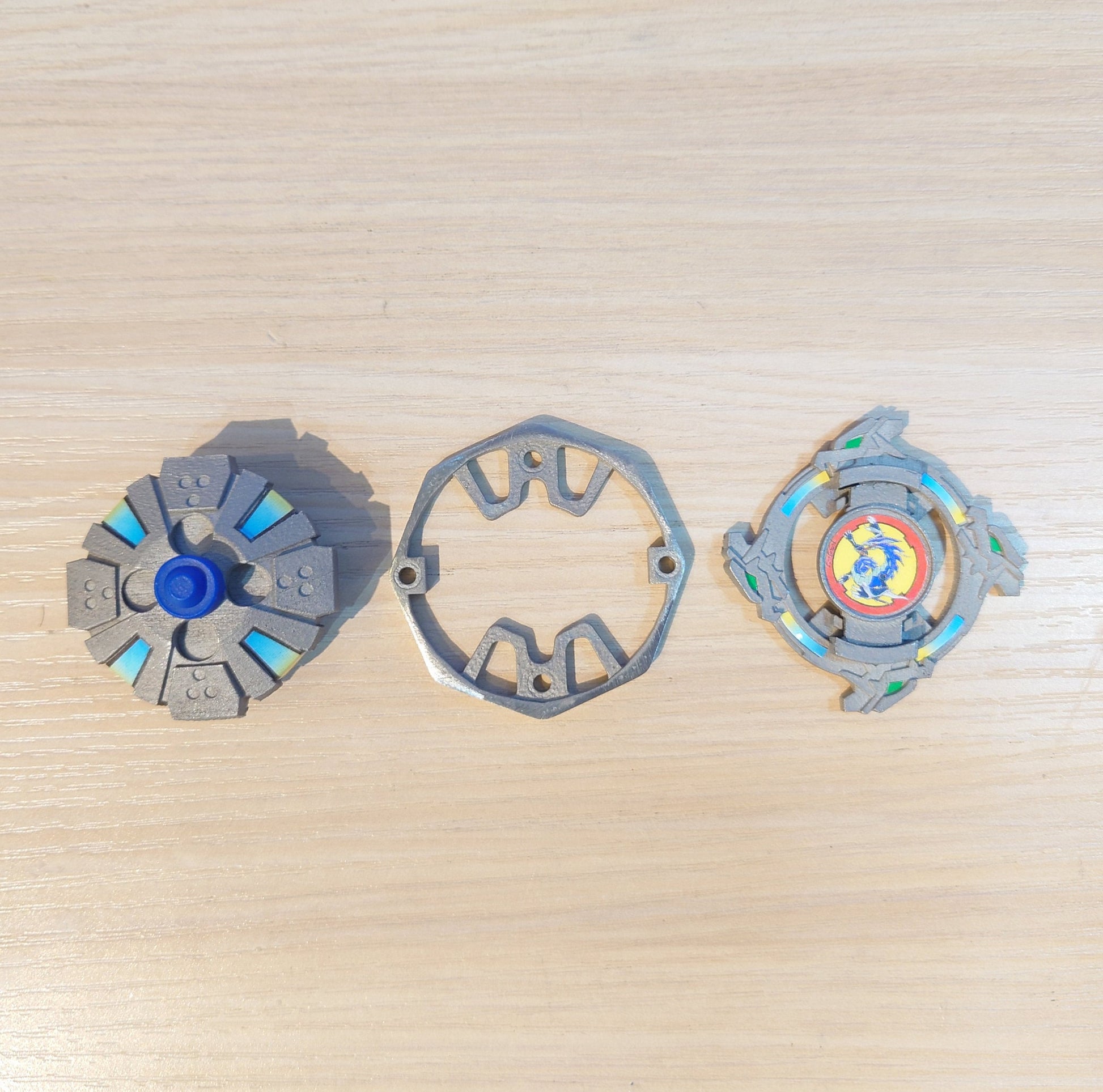 FULL METAL Beyblade Dragoon Grip Attacker (Stainless steel)