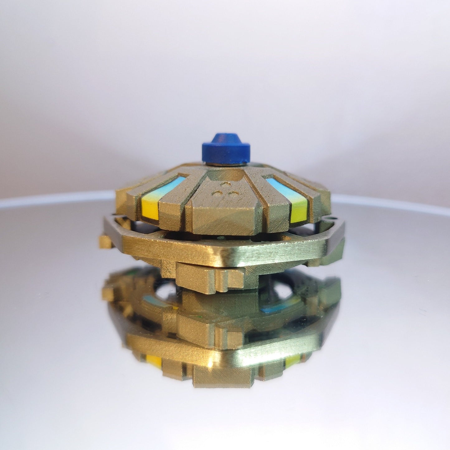 FULL METAL Beyblade Dragoon Grip Attacker (Stainless steel)
