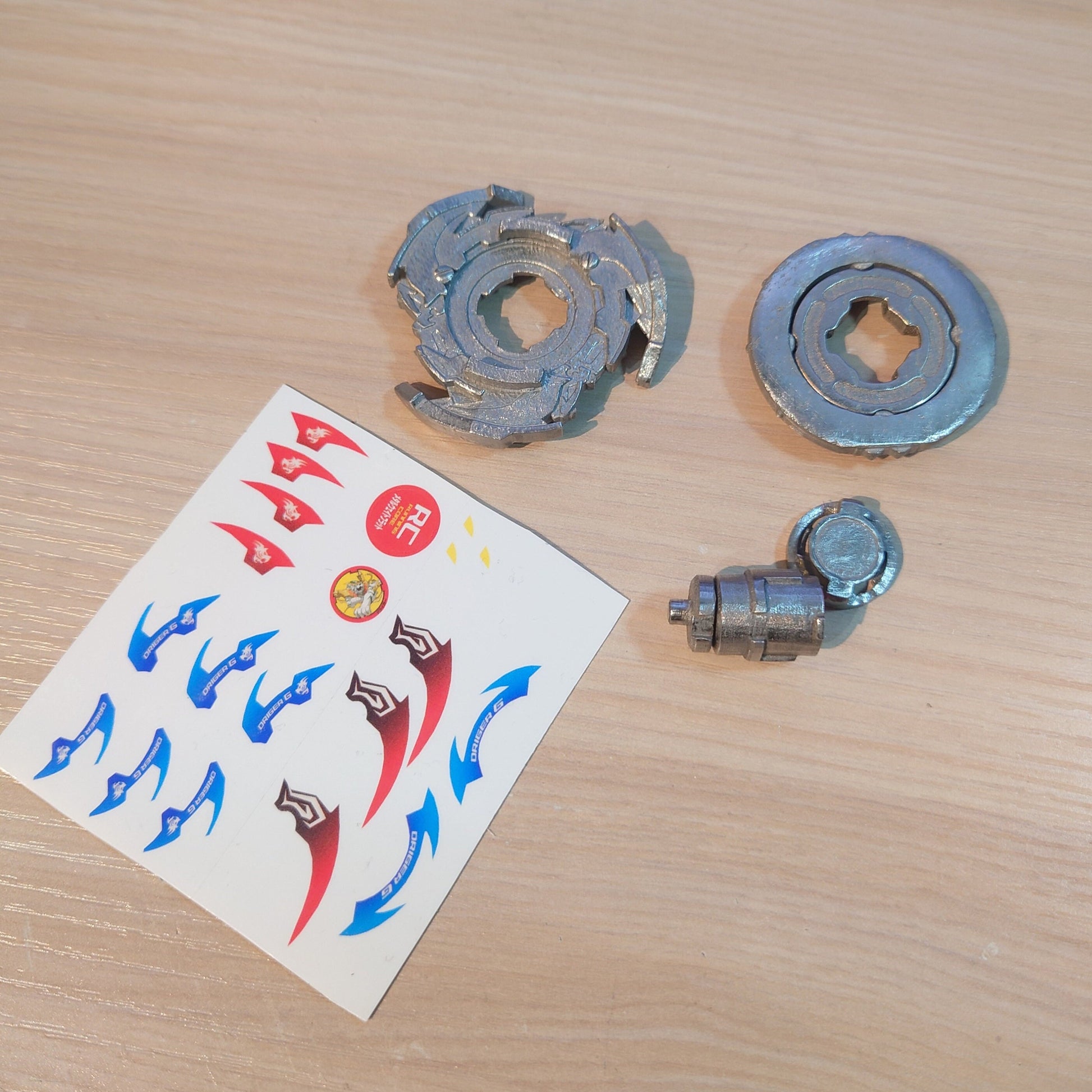 FULL METAL Beyblade Driger MG (Stainless Steel)