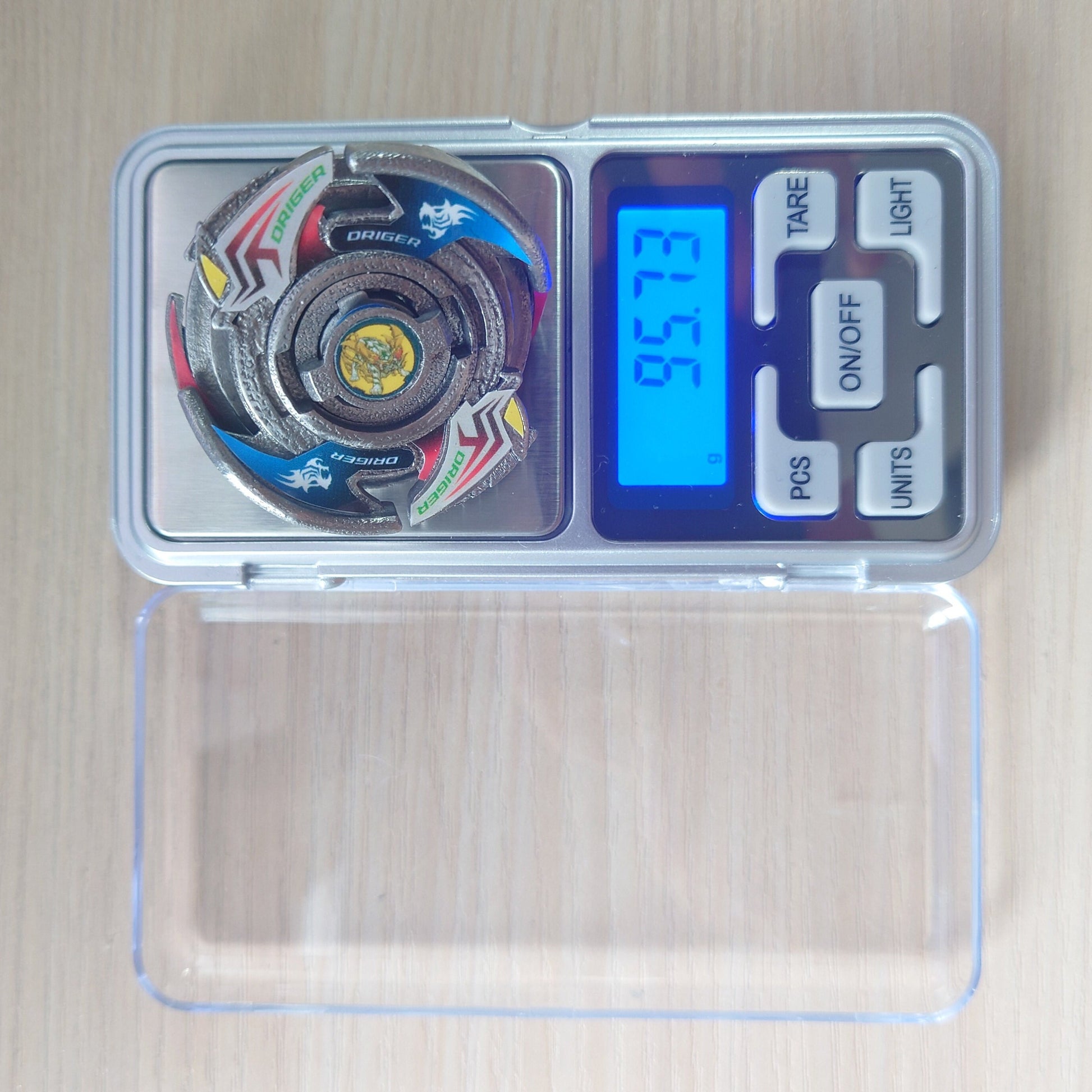 FULL METAL Beyblade Driger MV2 (Stainless steel)