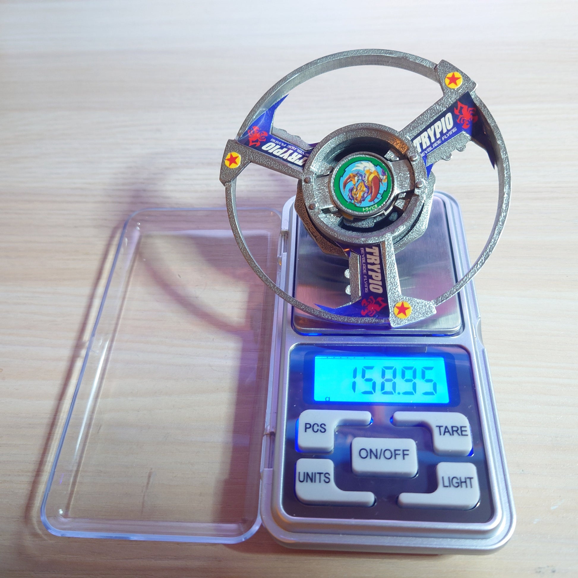 FULL METAL Beyblade Trypio (Stainless steel)