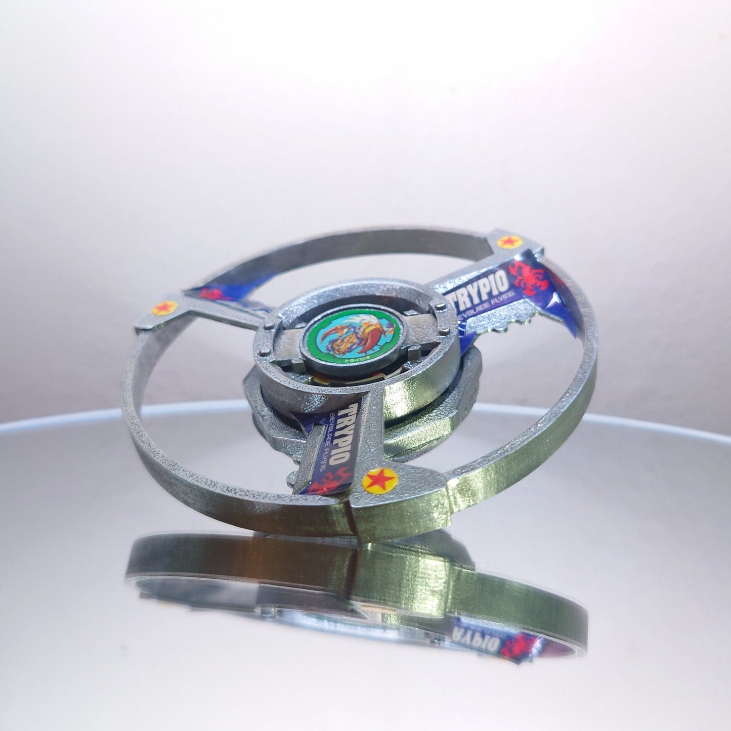 FULL METAL Beyblade Trypio (Stainless steel)