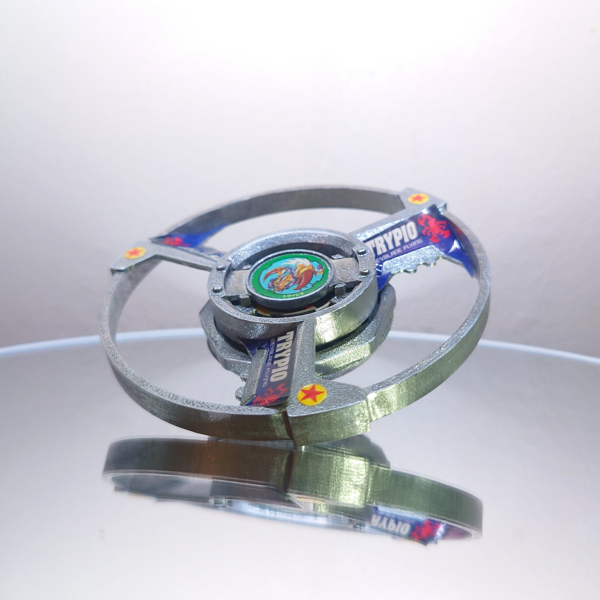 FULL METAL Beyblade Trypio (Stainless steel)