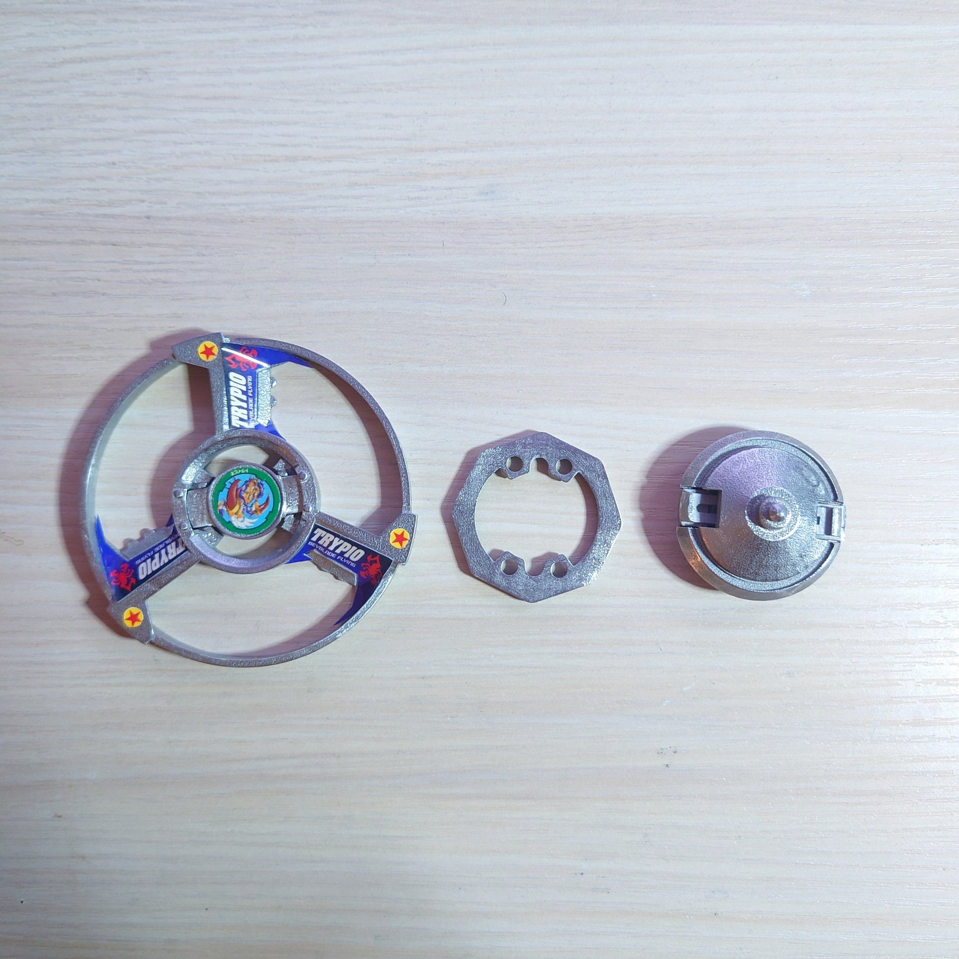 FULL METAL Beyblade Trypio (Stainless steel)