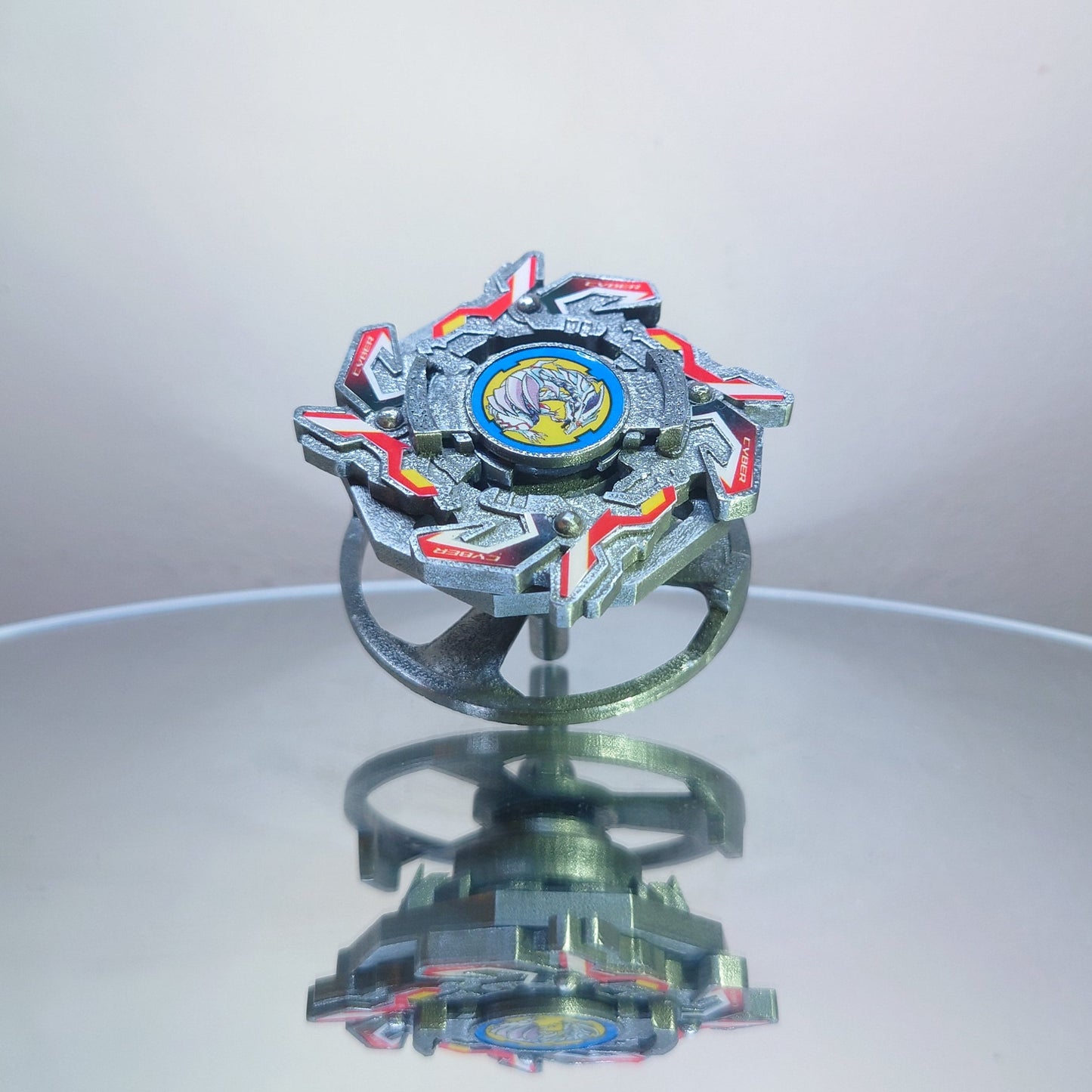 FULL METAL Beyblade Cyber Dragoon (Stainless steel)