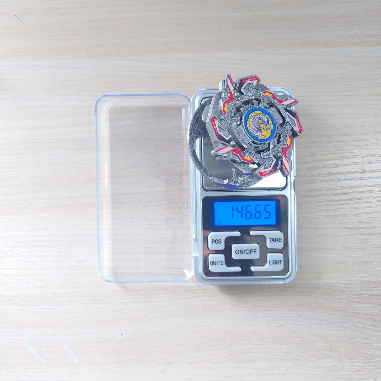 FULL METAL Beyblade Cyber Dragoon (Stainless steel)