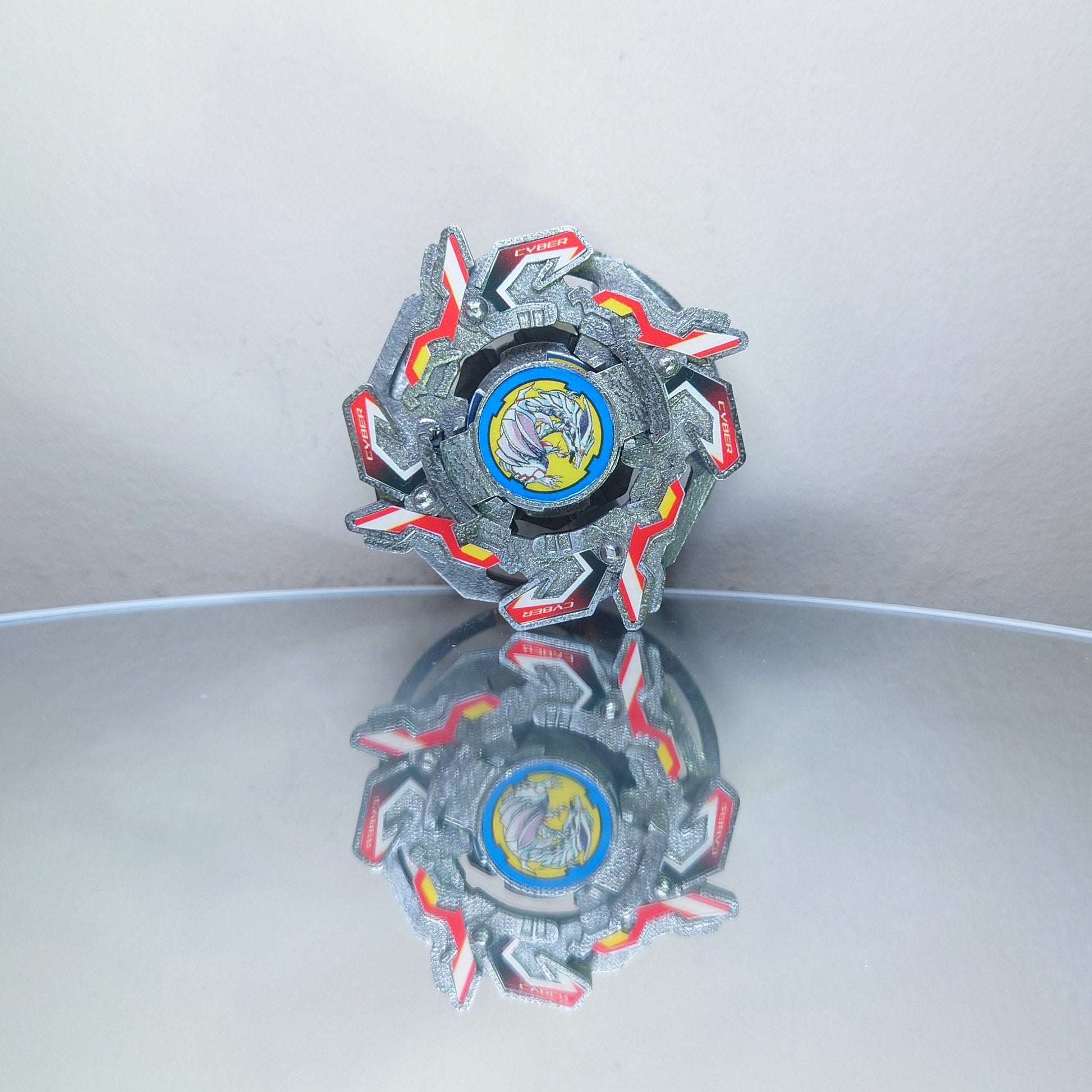 FULL METAL Beyblade Cyber Dragoon (Stainless steel)