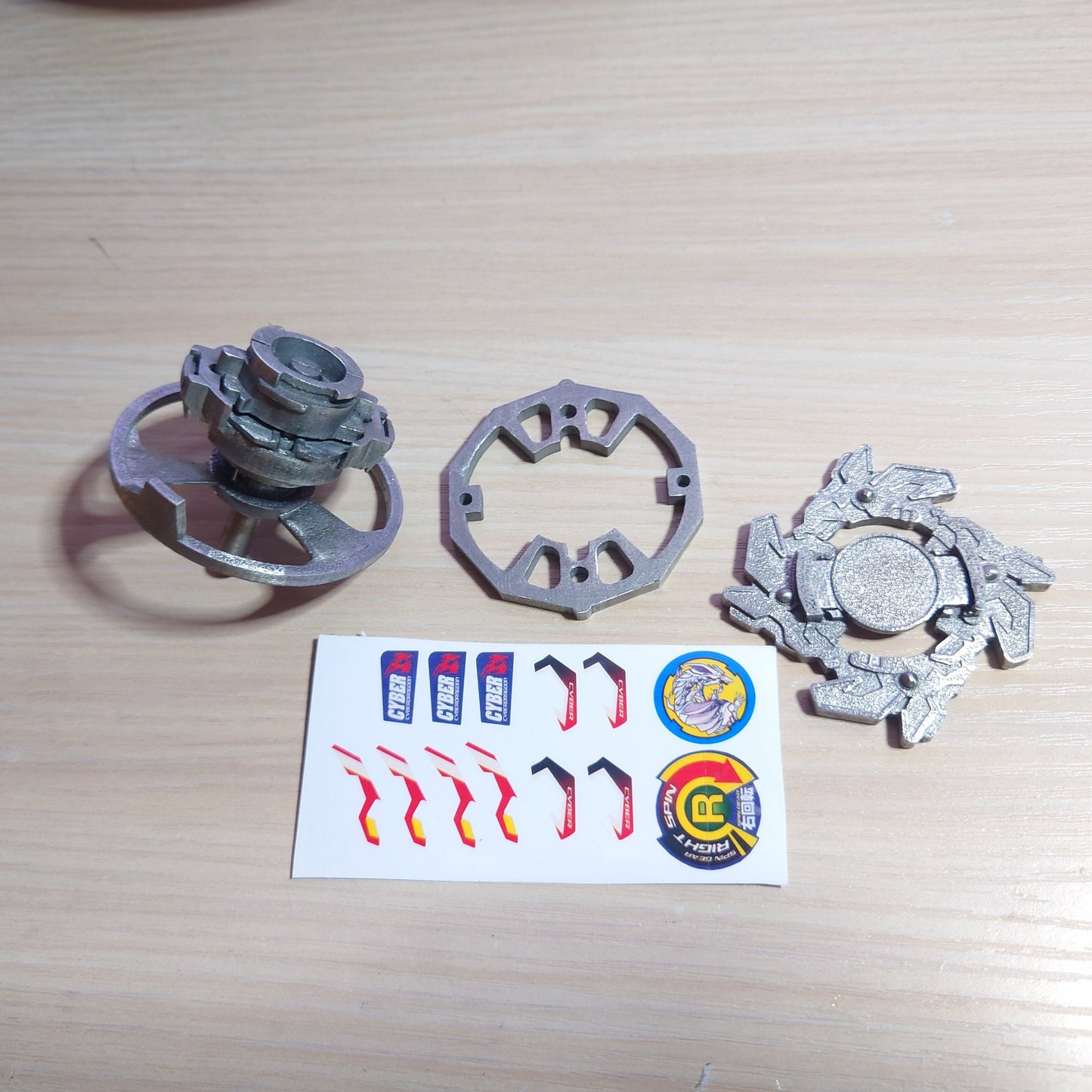 FULL METAL Beyblade Cyber Dragoon (Stainless steel)