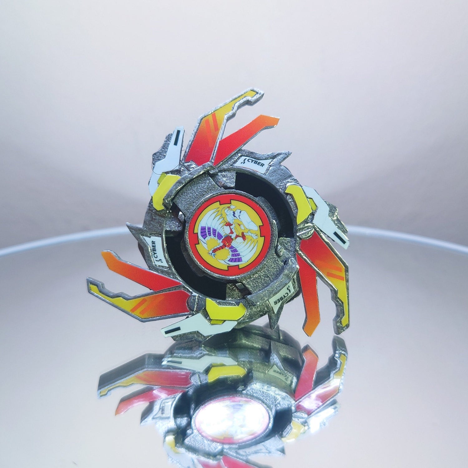 FULL METAL Beyblade Cyber Dranzer (Stainless steel)