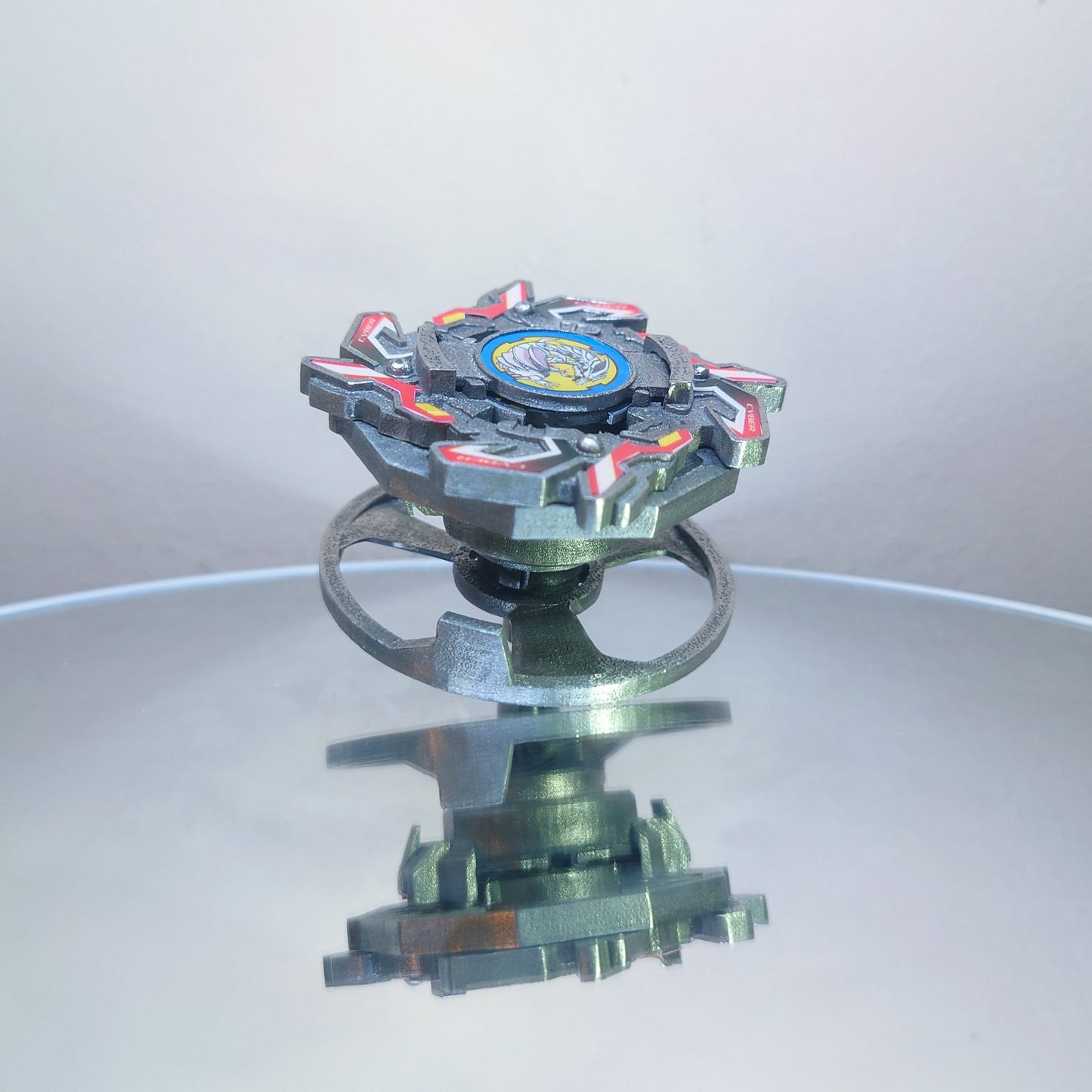 FULL METAL Beyblade Cyber Dragoon (Stainless steel)