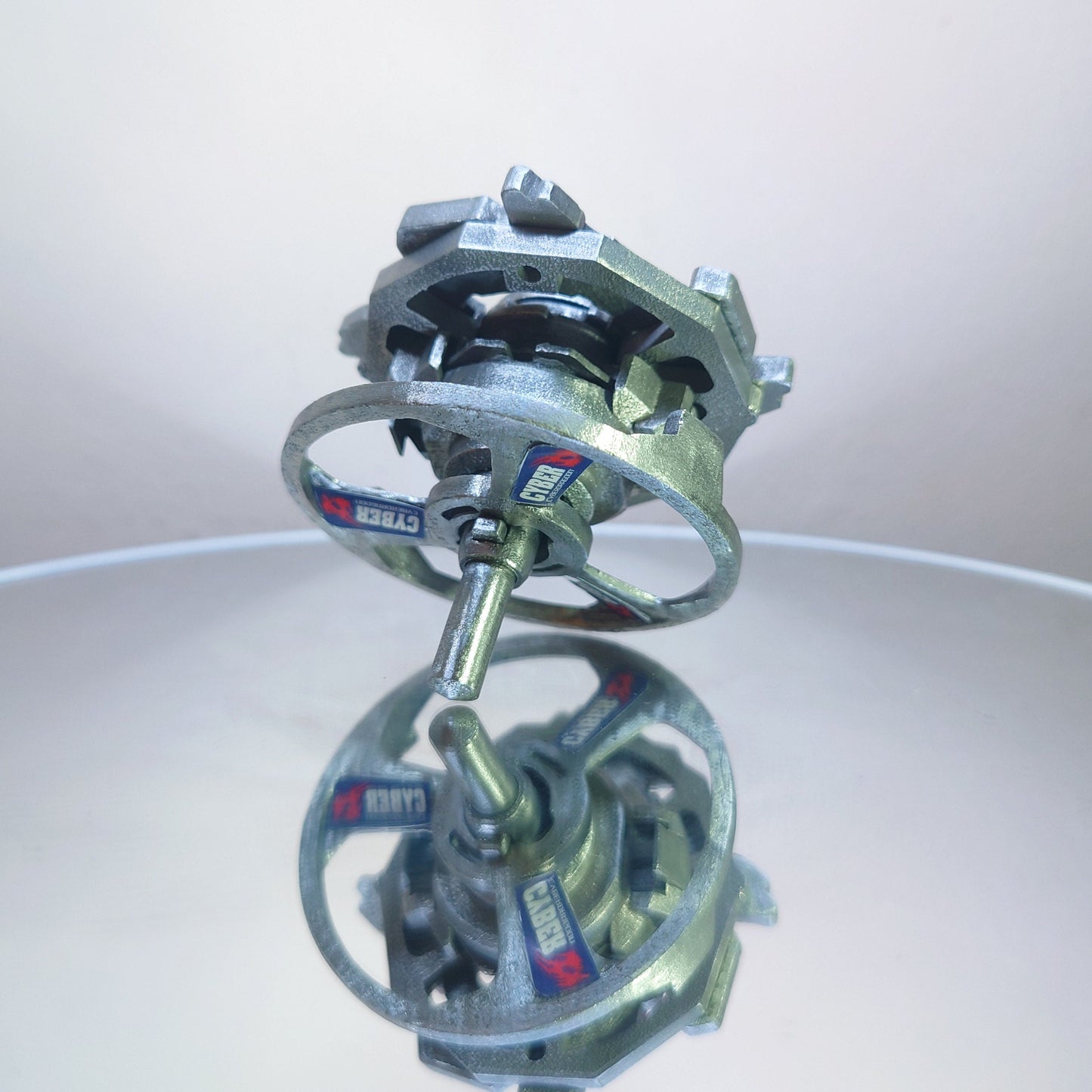 FULL METAL Beyblade Cyber Dragoon (Stainless steel)