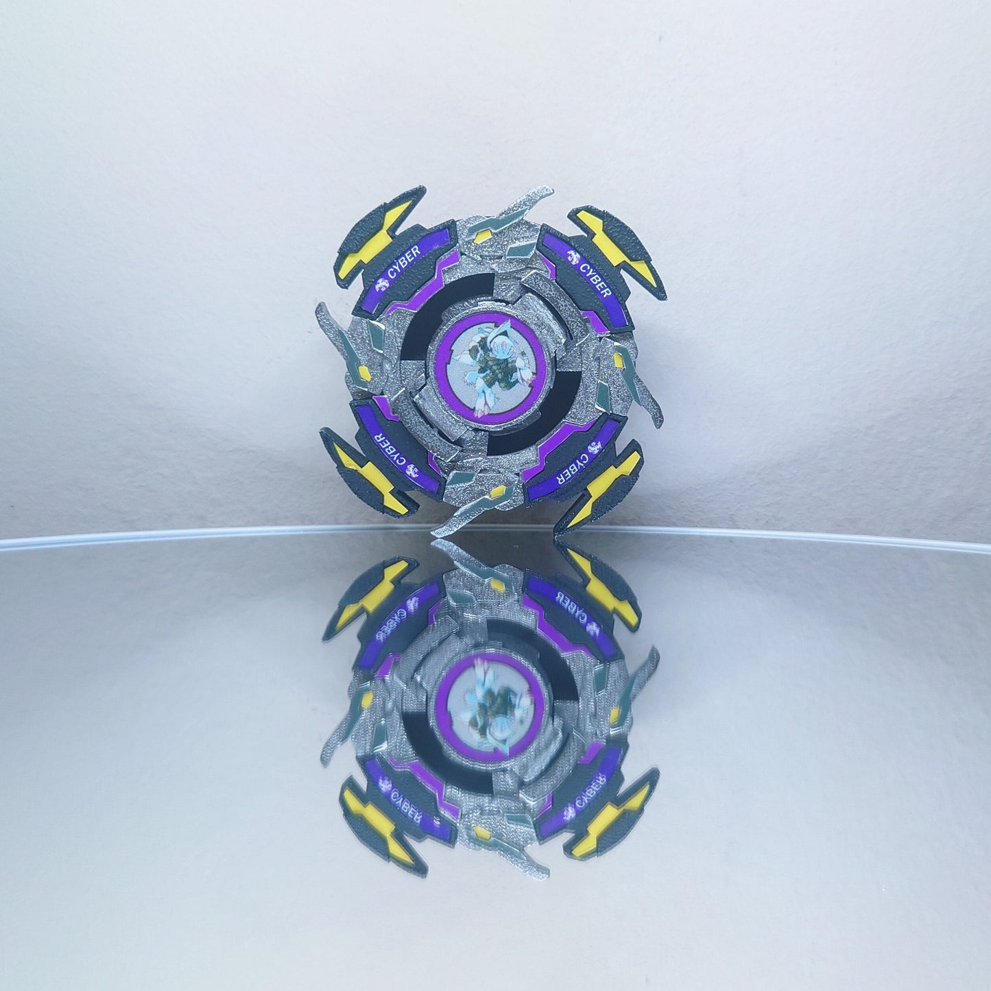 FULL METAL Beyblade Cyber Draciel (Stainless steel)