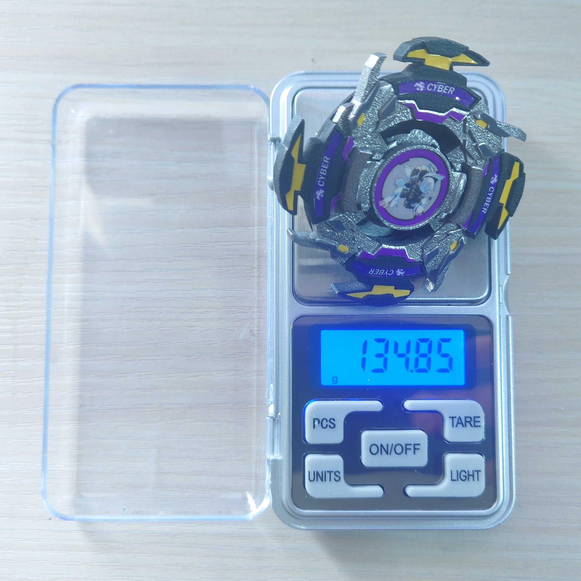 FULL METAL Beyblade Cyber Draciel (Stainless steel)