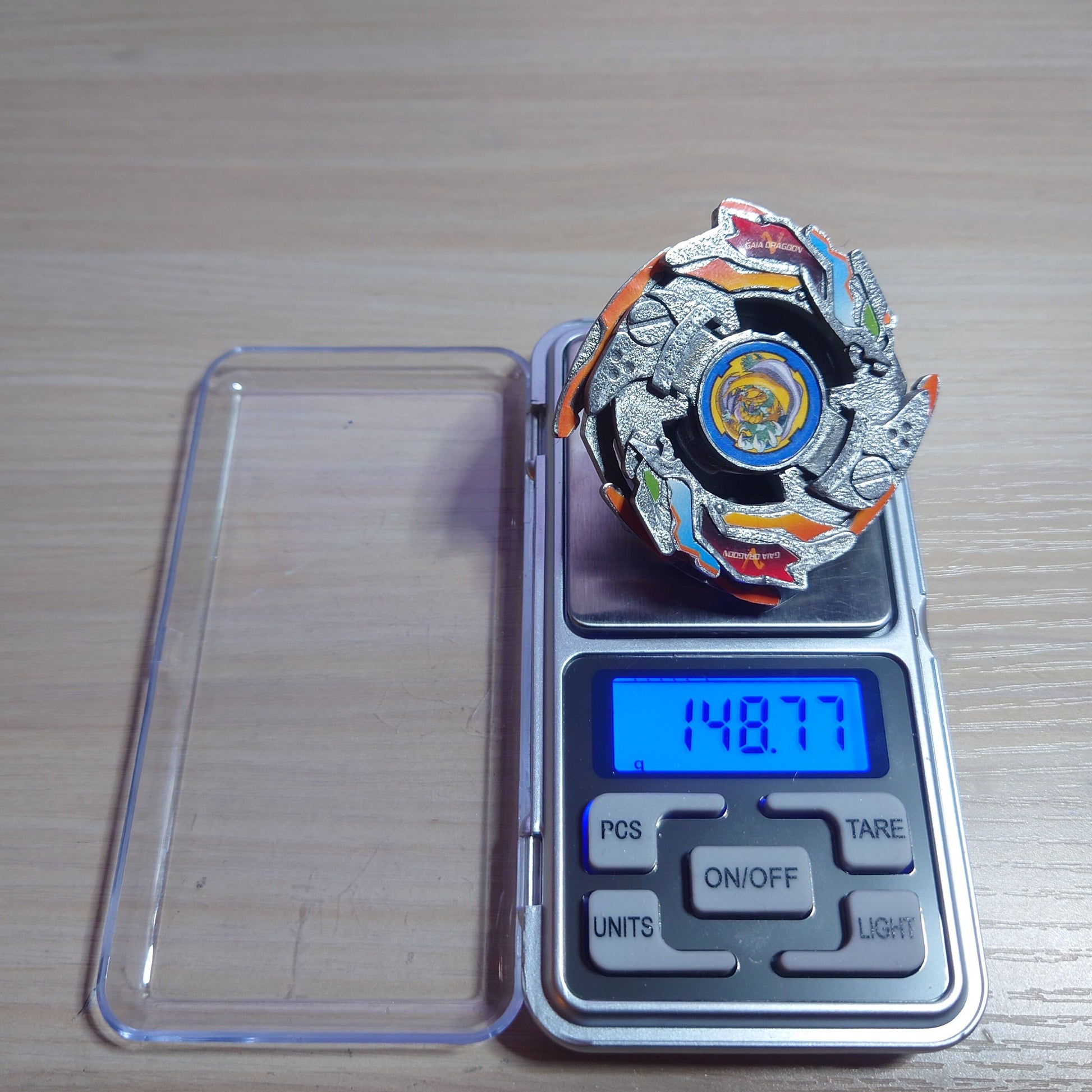 FULL METAL Beyblade Gaia Dragoon V (Stainless steel)