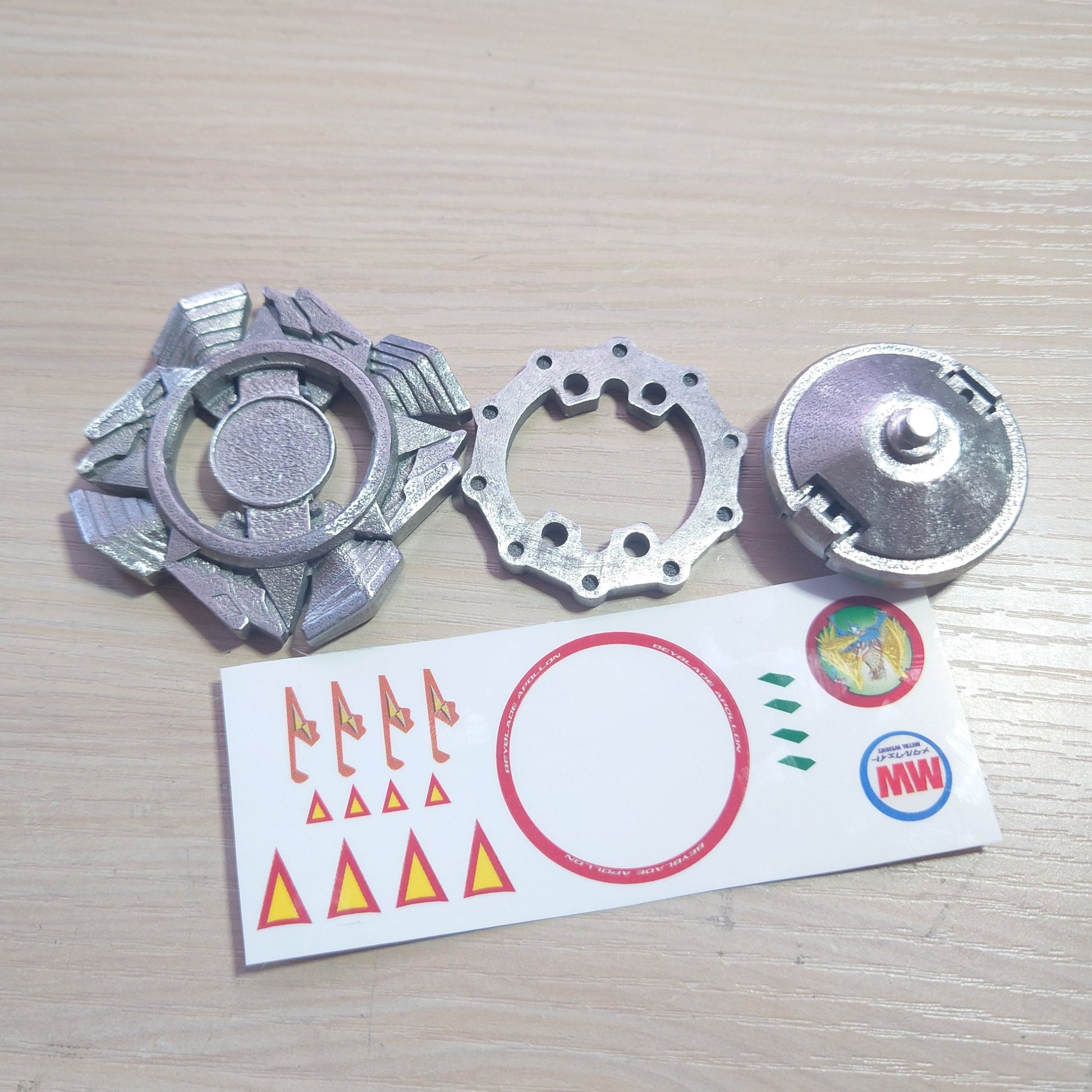 FULL METAL Beyblade Apollon (Stainless Steel)