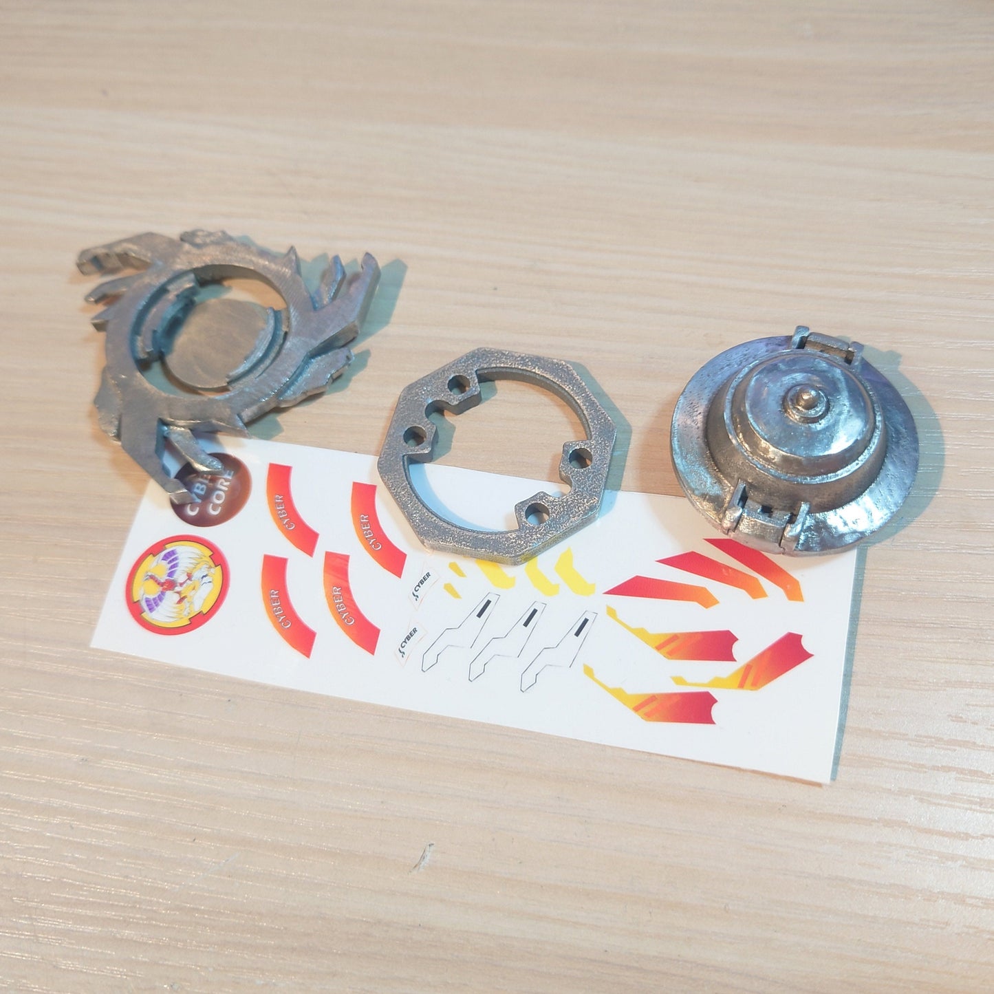 FULL METAL Beyblade Cyber Dranzer (Stainless steel)