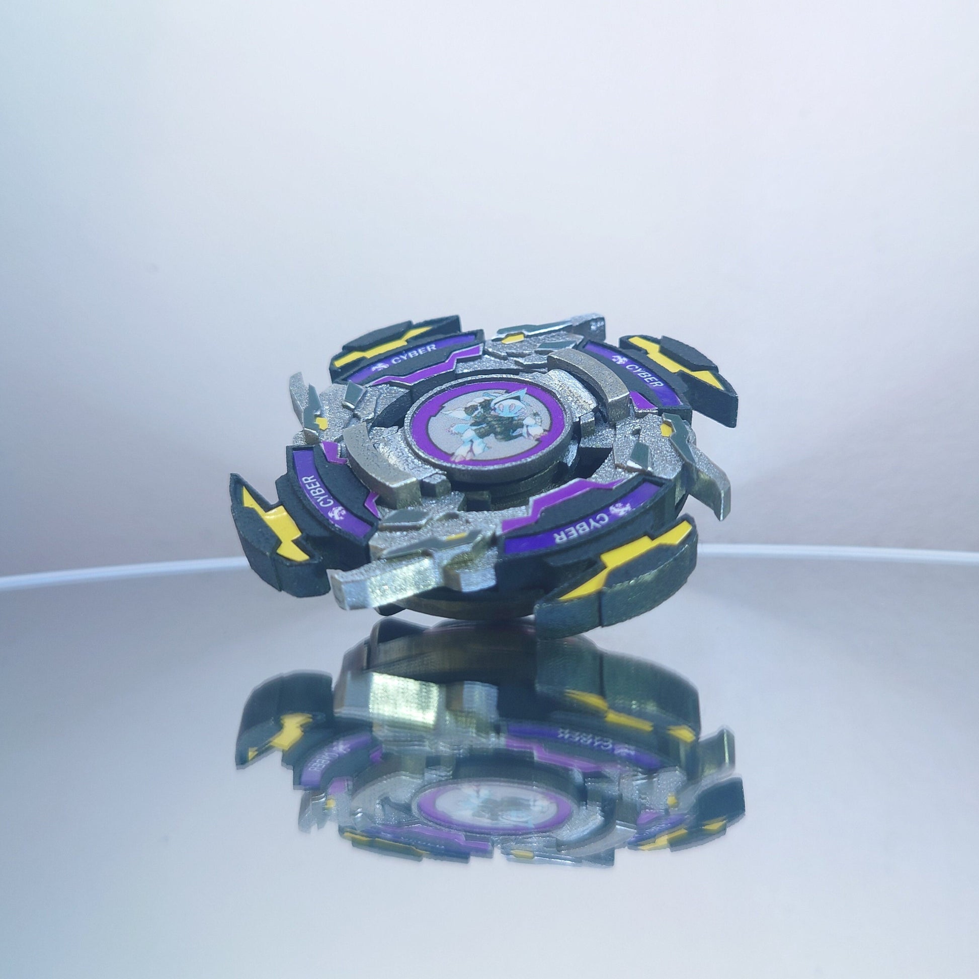 FULL METAL Beyblade Cyber Draciel (Stainless steel)
