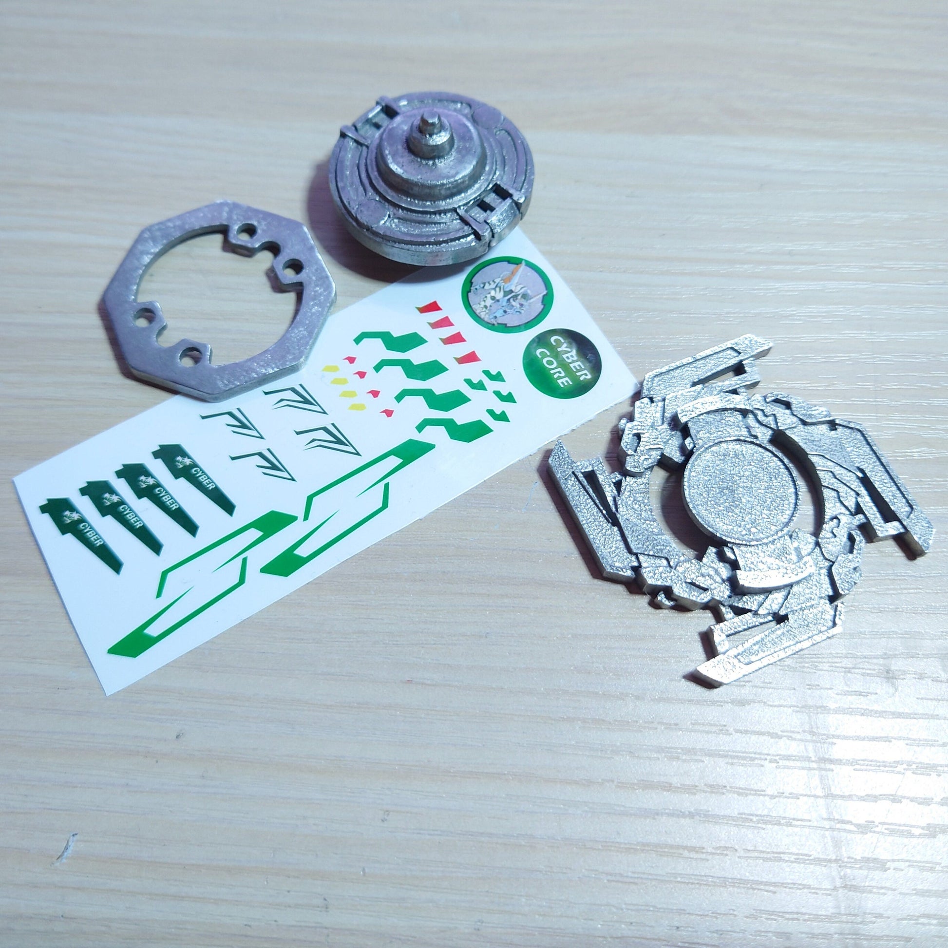 FULL METAL Beyblade Cyber Driger (Stainless steel)
