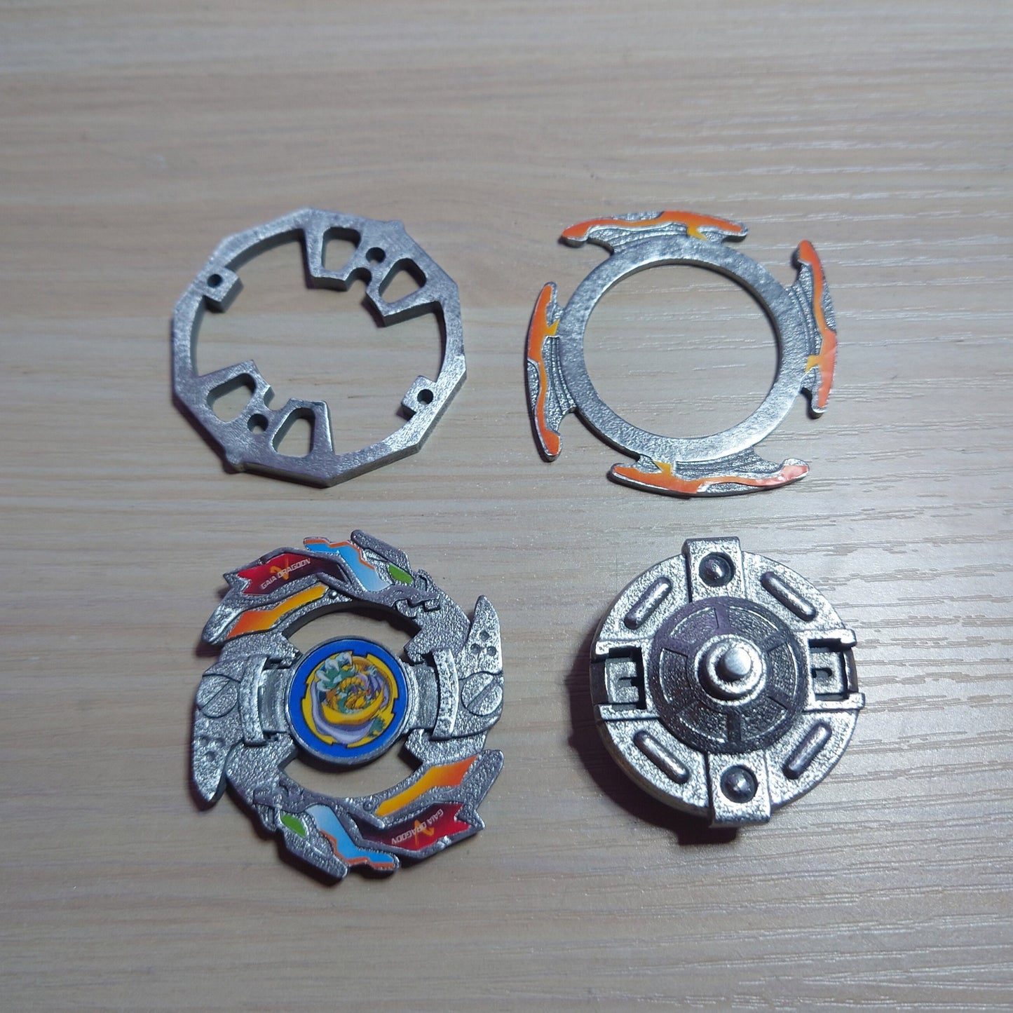 FULL METAL Beyblade Gaia Dragoon V (Stainless steel)