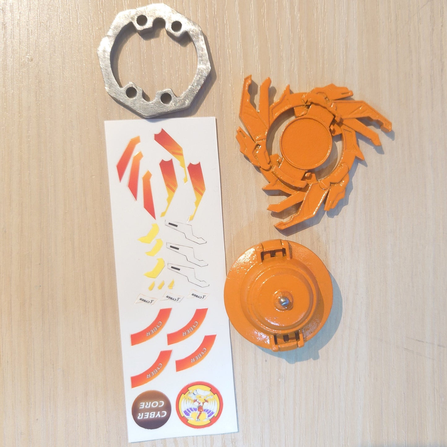 FULL METAL Beyblade Cyber Dranzer (Stainless steel)
