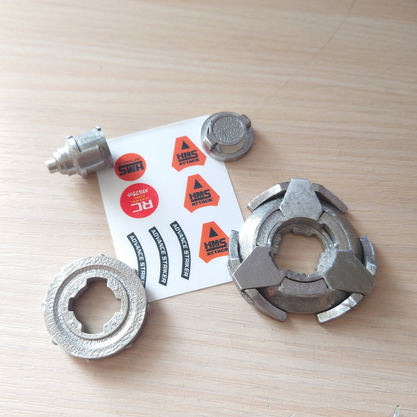 FULL METAL Beyblade Advanced Striker (Stainless Steel)