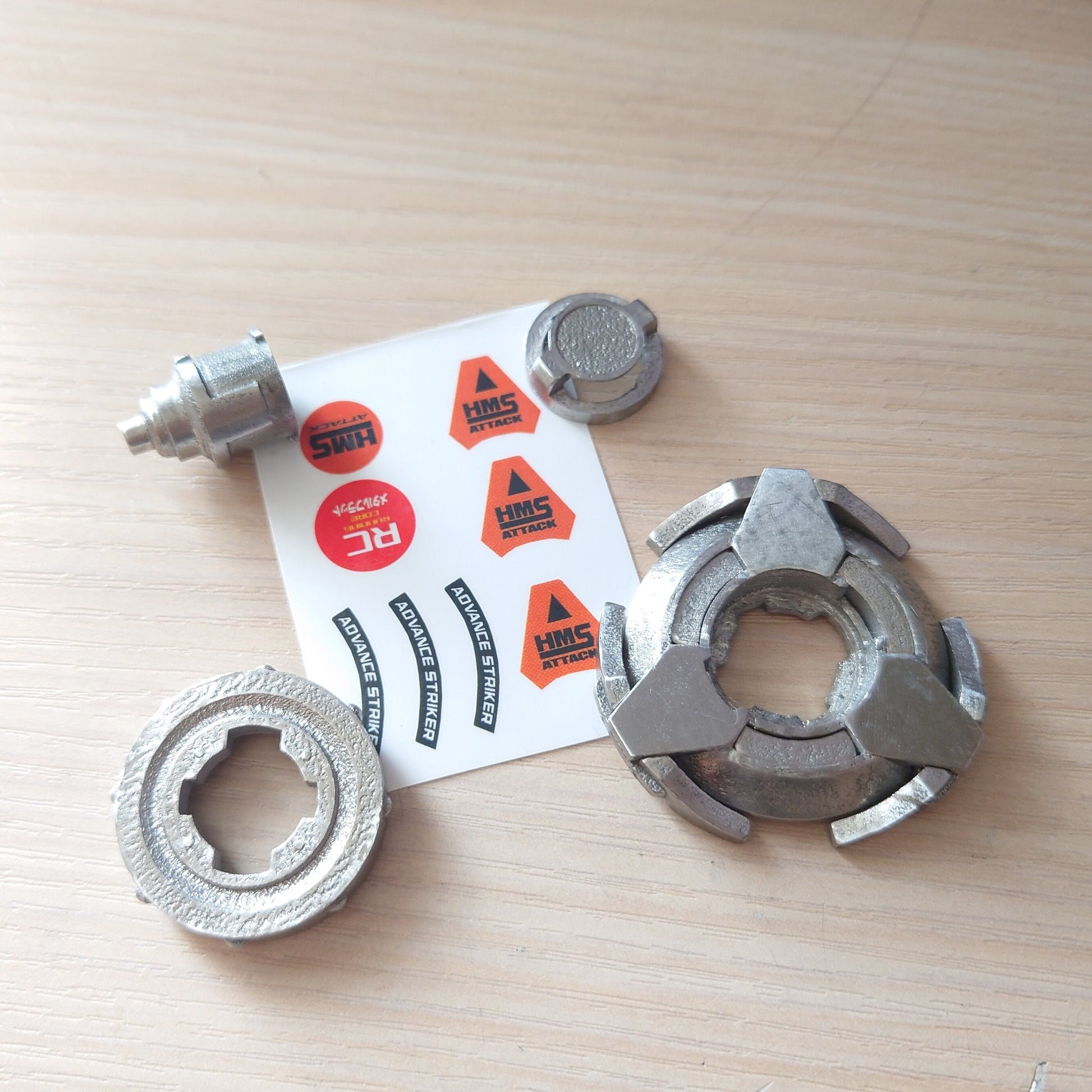 FULL METAL Beyblade Advanced Striker (Stainless Steel)