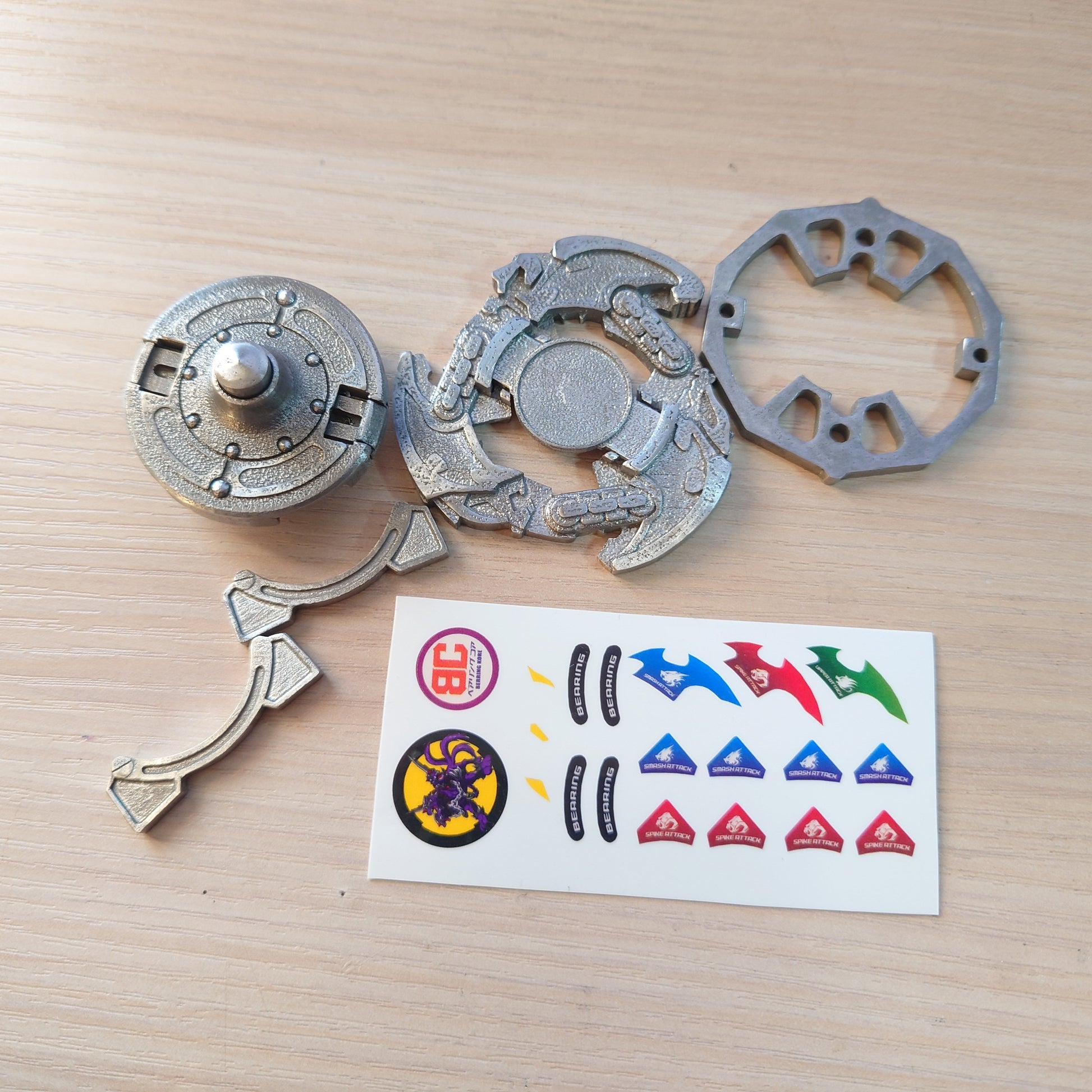 FULL METAL Beyblade Burning Kerberos (Stainless steel)