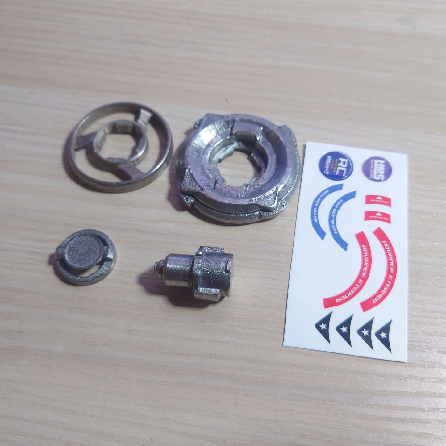 FULL METAL Beyblade Advanced Eterner (Stainless Steel)