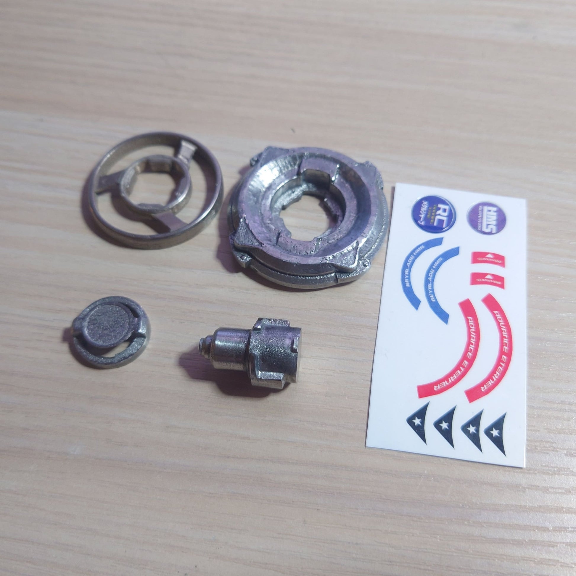 FULL METAL Beyblade Advanced Eterner (Stainless Steel)